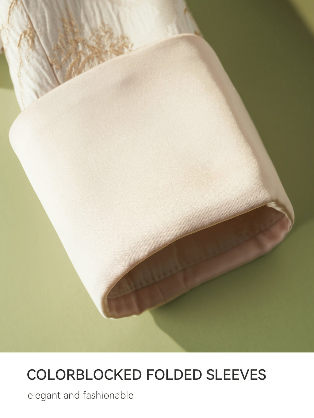 IHIMI Women's Elegant Ethnic Textured Jacket - V-Neck Long Sleeve Button Front Casual Commuter Coat, Machine Washable Lightweight Spring Summer Fall Outerwear, Singlesided Pocket